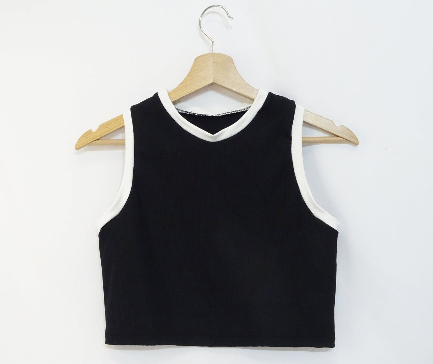 Crop top negro