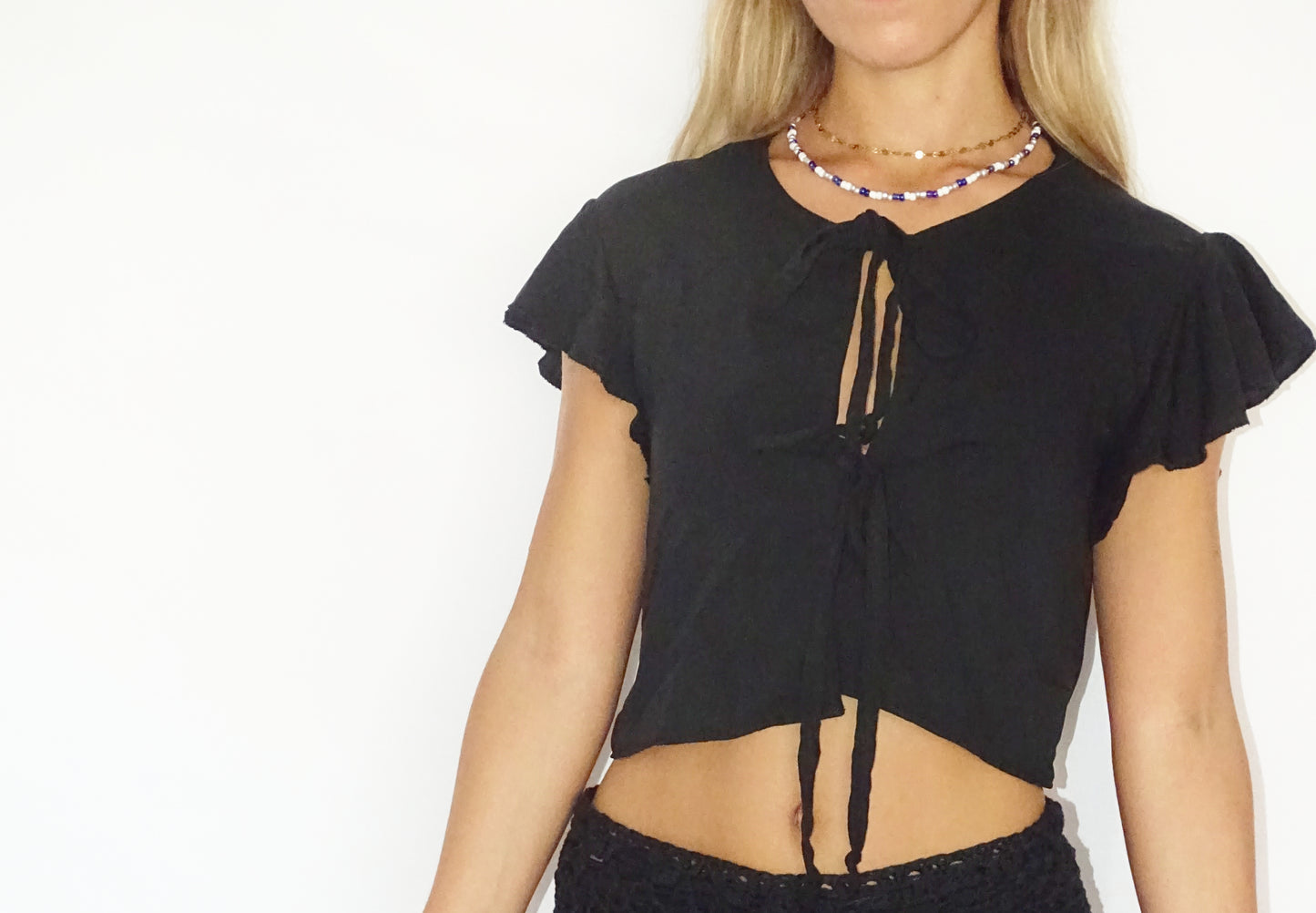 Blusa anudada