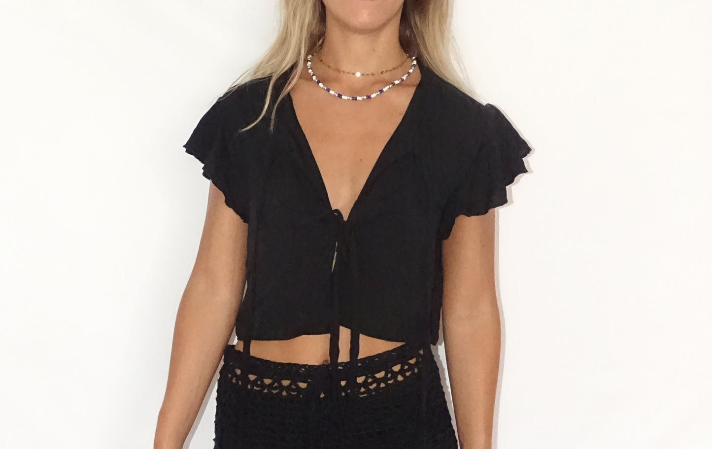 Blusa anudada